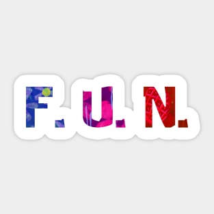 F.U.N. Sticker